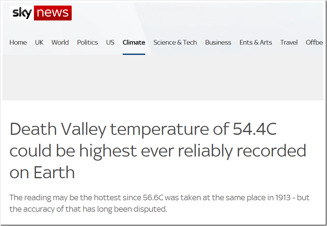 Media Try To Discredit Inconvenient Record Temperature In 1913