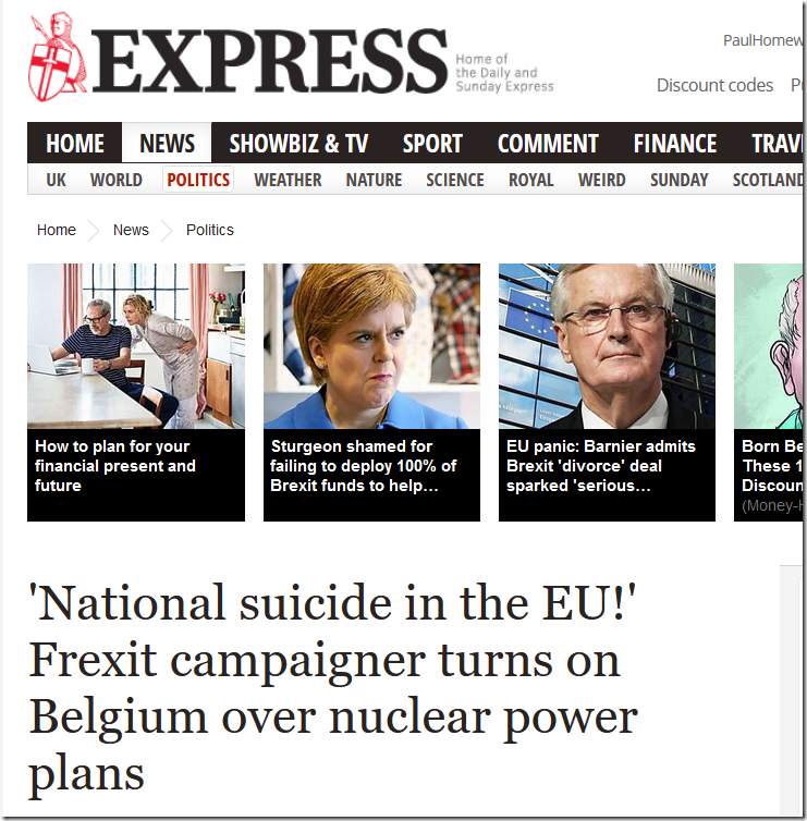 Belgium To Shut All Nuclear Plants