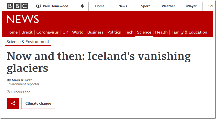 BBC Wants Iceland To Freeze Again