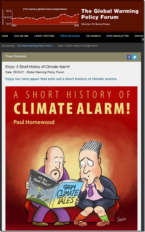 A Short History Of Climate Alarm