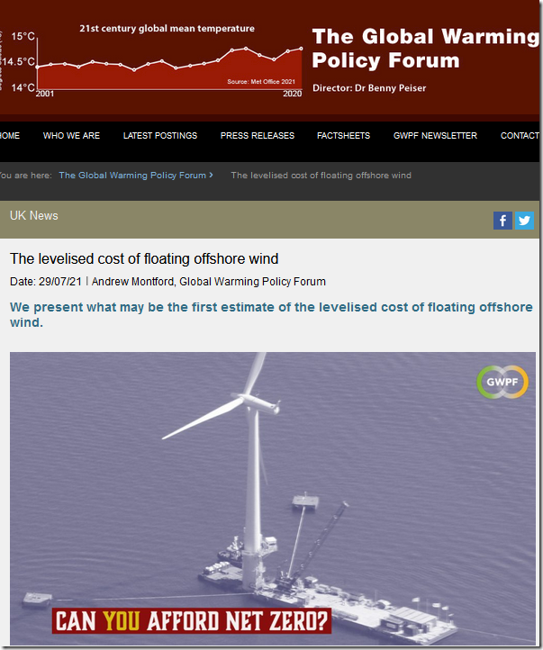 Floating Offshore Wind Costs